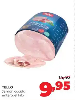 Alimerka TELLO Jamón cocido entero oferta