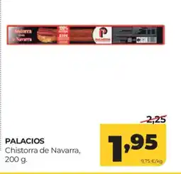 Alimerka PALACIOS Chistorra de Navarra oferta