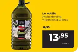 Alimerka LA MASÍA Aceite de oliva virgen extra oferta