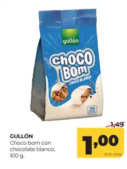Alimerka GULLÓN Choco bom con chocolate blanco oferta