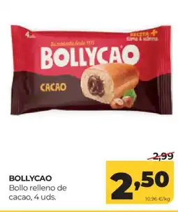 Alimerka BOLLYCAO Bollo relleno de cacao oferta