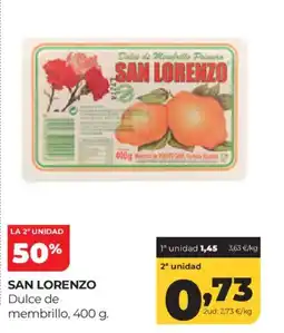 Alimerka SAN LORENZO Dulce de membrillo oferta