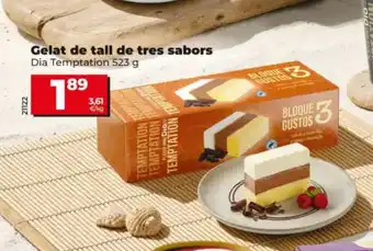 Gelat de tall de tres sabors