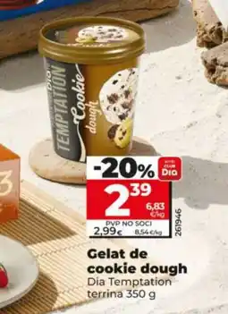 Dia DIA TEMPTATION Gelat de cookie dough oferta