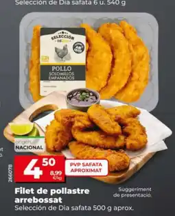 Dia SELECCIÓN DE DIA Filet de pollastre arrebossat oferta
