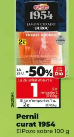 Dia ELPOZO Pernil curat 1954 oferta