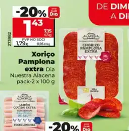 Dia DIA NUESTRA ALACENA Xoriço Pamplona extra oferta