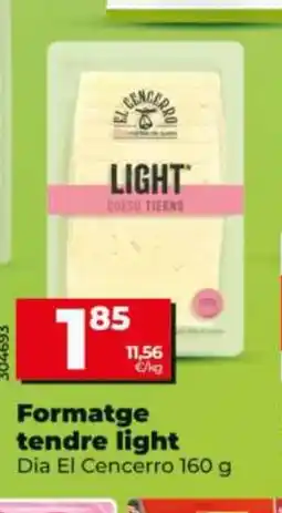 Dia DIA EL CENCERRO Formatge tendre light oferta