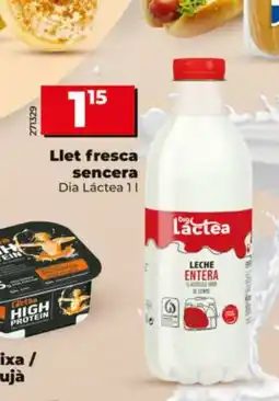 Dia DIA LÁCTEA Llet fresca sencera oferta
