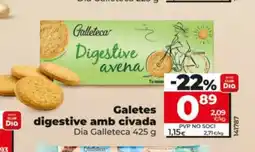 Dia DIA GALLETECA Galetes digestive amb civada oferta