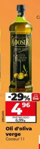Dia COOSUR Oli d'oliva verge oferta