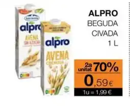 Plusfresc ALPRO Beguda civada oferta