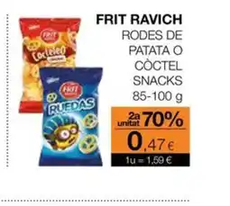 Plusfresc FRIT RAVICH Rodes de patata o coctel snacks oferta