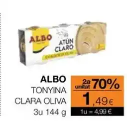 Plusfresc ALBO Tonyina clara oliva oferta