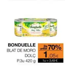 Plusfresc BONDUELLE Blat de moro dolç oferta