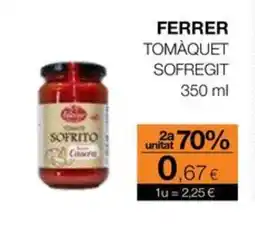 Plusfresc FERRER Tomàquet sofregit oferta