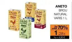 Plusfresc ANETO Brou natural varis oferta