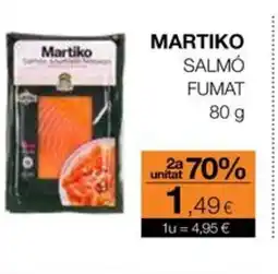 Plusfresc MARTIKO Salmó fumat oferta