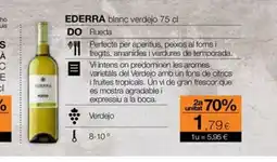 Plusfresc EDERRA blanc verdejo oferta