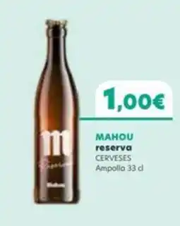 Plusfresc MAHOU reserva oferta