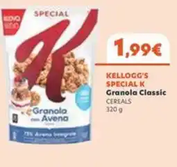 Plusfresc KELLOGG'S SPECIAL K Granola Classic oferta