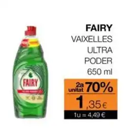 Plusfresc FAIRY Vaixelles ultra poder oferta