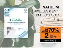 Plusfresc NATULIM Vaixelles 6 en 1 30m. ecològic oferta