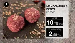 Plusfresc Mandonguilla petita de porc oferta