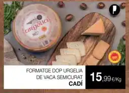 Plusfresc CADÍ Formatge dop urgelia de vaca semicurat oferta