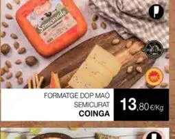Plusfresc COINGA Formatge dop maó semicurat oferta
