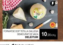 Plusfresc DELEITUM Formatge dop tetilla gallega semicurat de vaca oferta