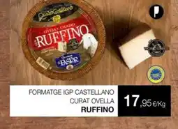 Plusfresc RUFFINO Formatge igp castellano curat ovella oferta
