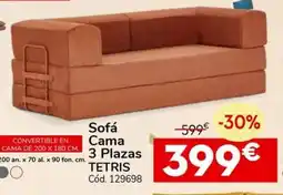 Conforama TETRIS Sofá Cama 3 Plazas oferta
