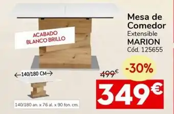 Conforama MARION Mesa de Comedor Extensible oferta
