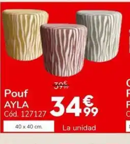 Conforama AYLA Pouf oferta