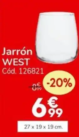 Conforama WEST Jarrón oferta