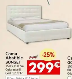 Conforama SUNSET Cama Abatible oferta