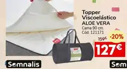 Conforama ALOE VERA Topper Viscoelástico oferta