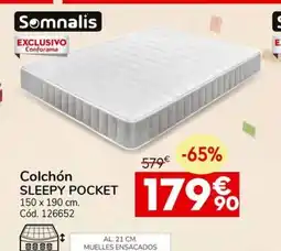 Conforama SLEEPY POCKET Colchón oferta