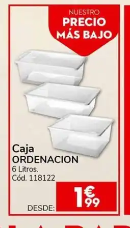 Conforama ORDENACION Caja oferta