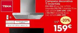 Conforama TEKA Campana decorativa T-Invertida oferta