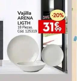 Conforama ARENA LIGTH Vajilla oferta