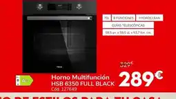 Conforama FULL BLACK Horno Multifunción HSB 6350 oferta