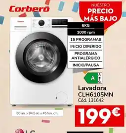 Conforama CORBERŌ Lavadora CLH6105MN oferta