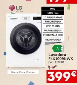 Conforama LG Lavadora F4X1009NWK oferta