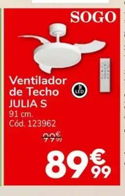 Conforama JULIA S Ventilador de Techo oferta