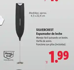 Lidl SILVERCREST Espumador de leche oferta