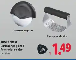 Lidl SILVERCREST Cortador de pizza / Prensador de ajos oferta