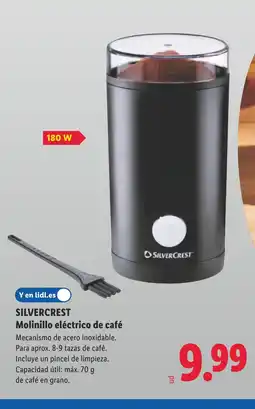 Lidl SILVERCREST Molinillo eléctrico de café oferta