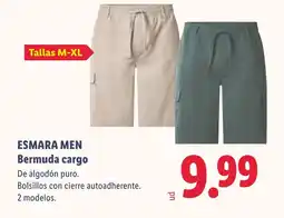 Lidl ESMARA MEN Bermuda cargo oferta
